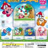gachapon kirby boule à neige snow dome snow globe