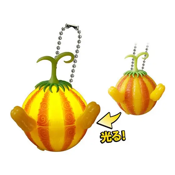1000226515_5 Gachapon One Piece Fruits du Démon lumineux porte-clés