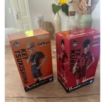 Lot 2 figurines Haikyuu (Tsukishima A et Tetsuro B)
