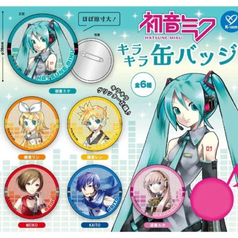 Gashapon Hatsune Miku Badge