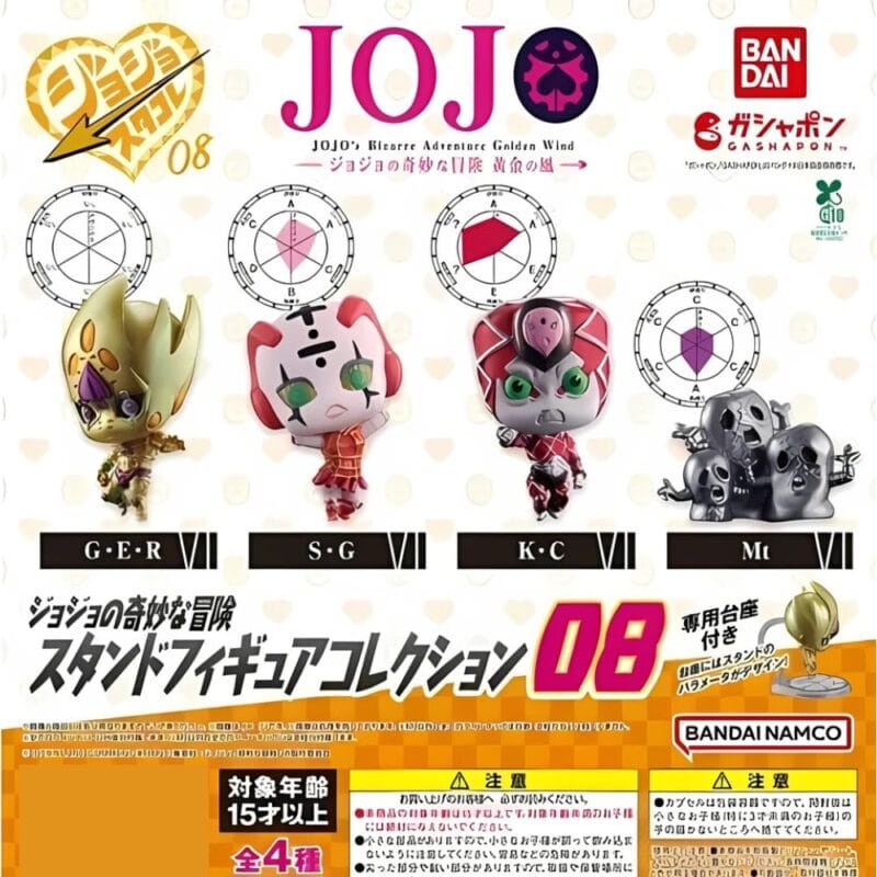 Gashapon Jojo's Bizarre Adventure Golden Wind 08