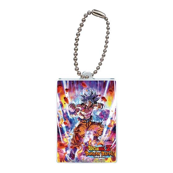 V richesse sa Goku Super Saiyan Gless Card keychain Goku Fillerlvery évéénzsénéaéé de Dragon Ball Z Dokkan Battle.