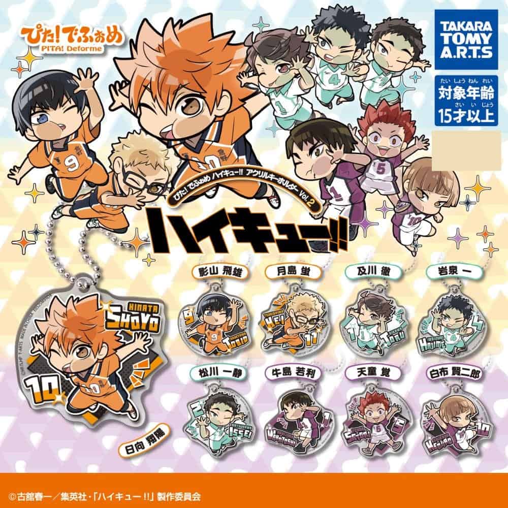 Gachapon Haikyu!! Porte Cles Pita Deforme vol.2