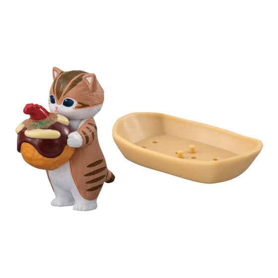 Gashapon Mofusand Takoyaki : 5 Chats Officiels du Japon, Bandai – Image 4