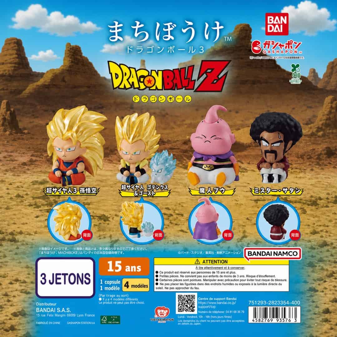 Gachapon Dragon Ball Z Machiboke Dragon Ball 3 Bandai