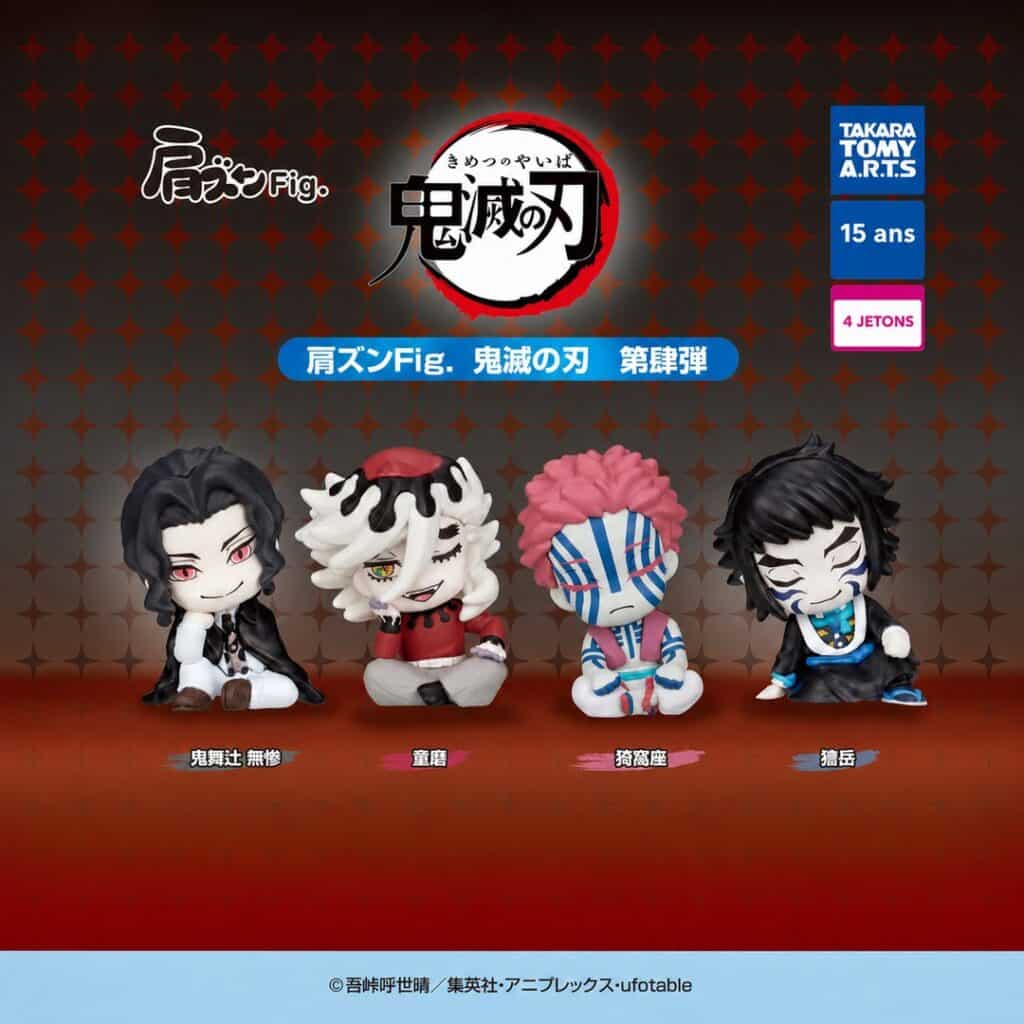 Gachapon Demon Slayer Kimetsu no Yaiba Shoulder Zun Fig Vol. 4 Takara Tomy A.R.T.S