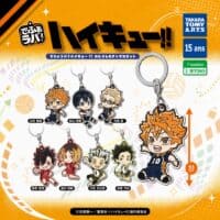 Gachapon Haikyu!! DefoRavi Mejirushi Mascot Takara Tomy A.R.T.S