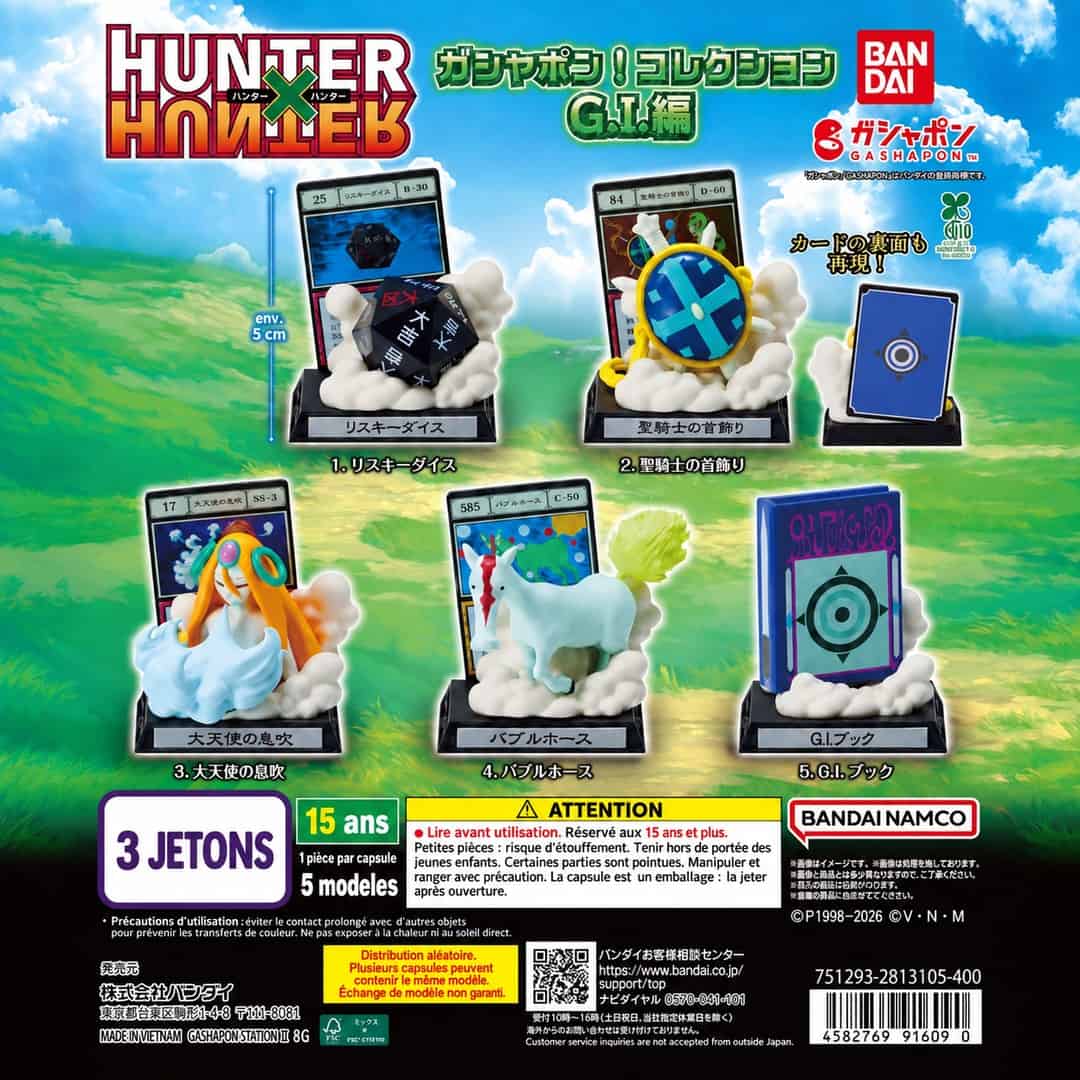 Gashapon Hunter x Hunter G.I. Greed Island – Bandai